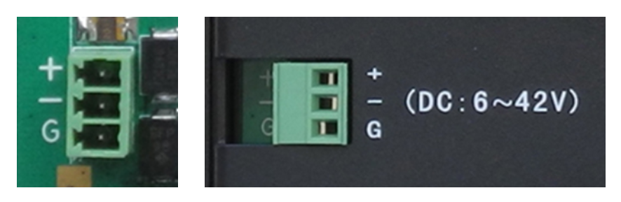 power input connector