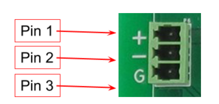 power input connector